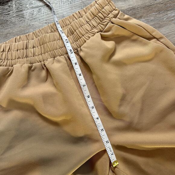 4th + Reckless Beige Elastic Waist Wide Leg Pants UK 8 / US 4 - Picture 7 of 8